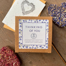 Load image into Gallery viewer, Sympathy Seed Gift Cornflower Heart