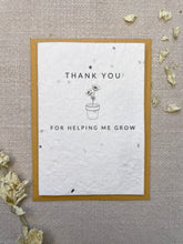 Load image into Gallery viewer, Teachers Seed Card, Set of 4