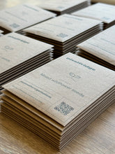 Load image into Gallery viewer, Eco friendly branded seed packets used as corporate giveaways for UK businesses. Perfect to promote earth day