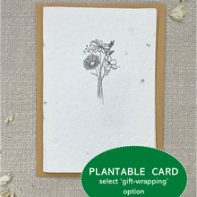Load image into Gallery viewer, plantable seed card