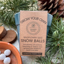Load image into Gallery viewer, Grow Your Own Seed Bomb Set - Snowballs