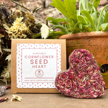 Load image into Gallery viewer, Sympathy Seed Gift Cornflower Heart
