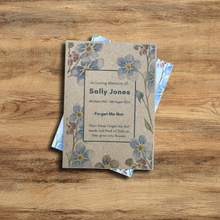 Load image into Gallery viewer, personalised forget me not seed packets
