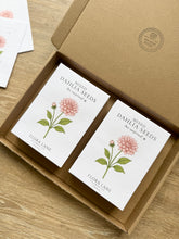 Load image into Gallery viewer, floral illustration seed packets for florists 

