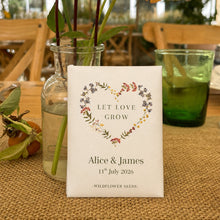 Load image into Gallery viewer, wedding table styling with personalised favour
